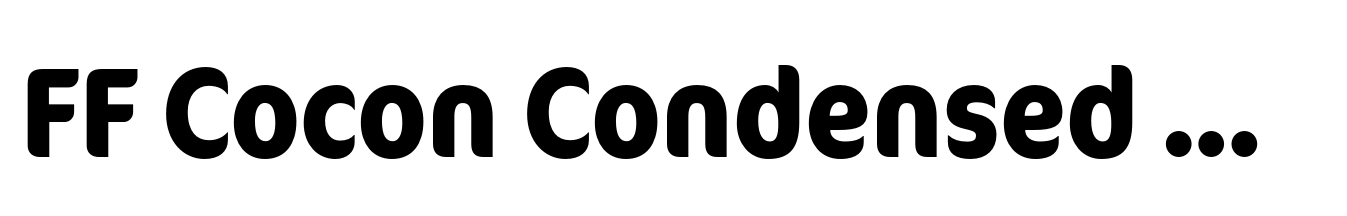 FF Cocon Condensed Bold
